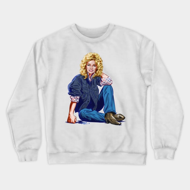 Barbara Mandrell - An illustration by Paul Cemmick Crewneck Sweatshirt by PLAYDIGITAL2020